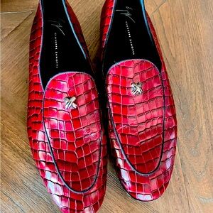 GUISEPPE ZANOTTI MENS CROCODILE LOAFERS SHOES 45